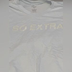 Rare Alisha Marie merch so extra letters, baby blue 3XL T-shirt super soft